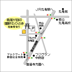 健康サロンひのき地図